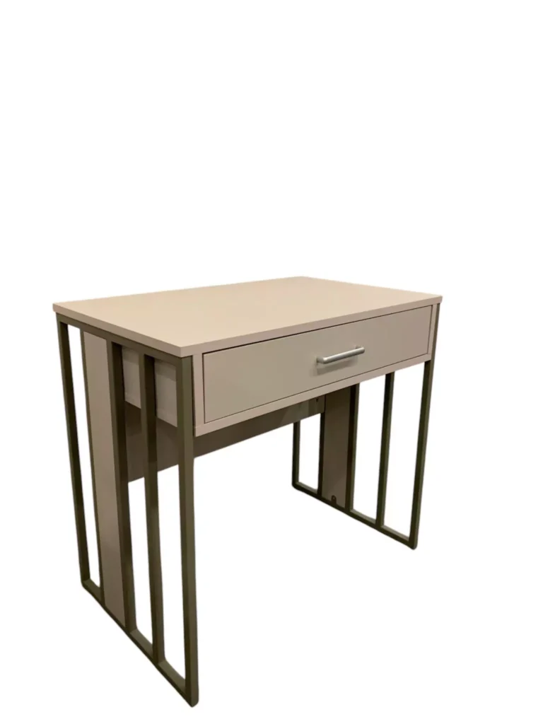 Stylish Executive Office Side Table with Storage Drawer for Professional Workspaces
