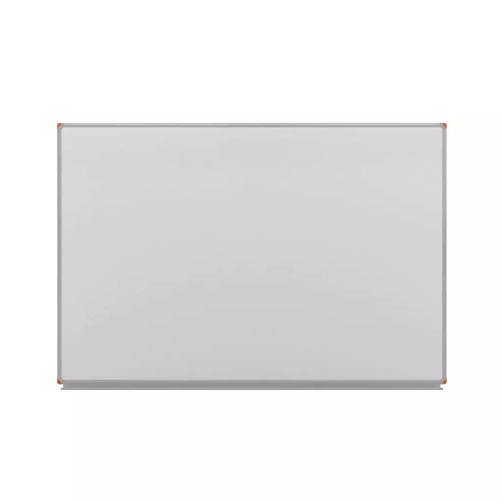 medium-sized vertical magnetic whiteboard with metal frame